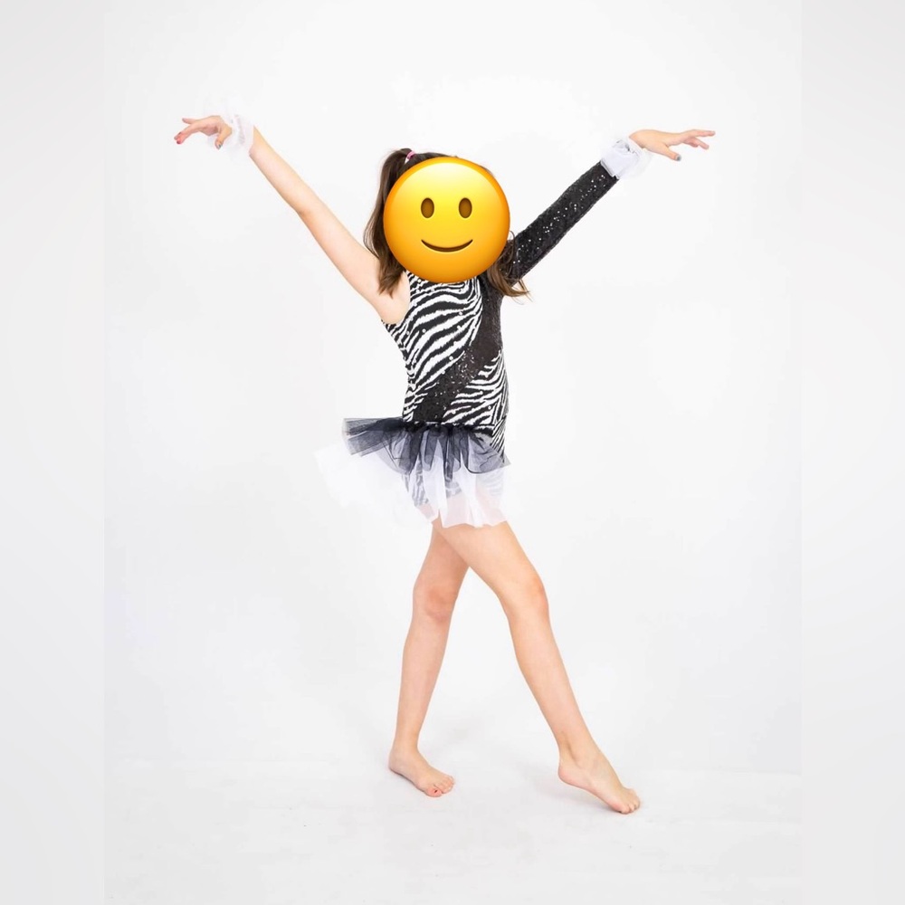 Weissman zebra acro costume